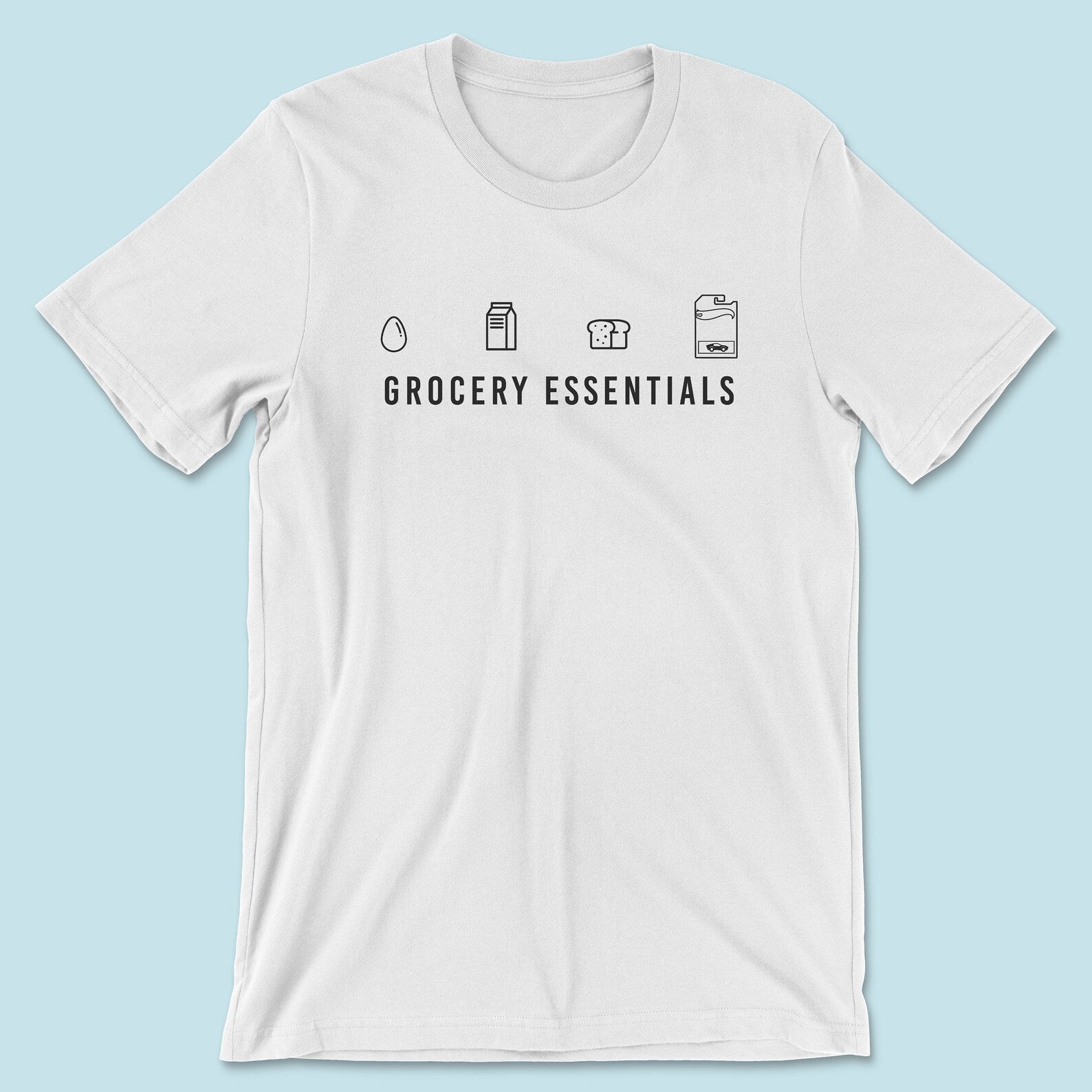 Grocery Essential Shirt, Diecast collector shirt, Toy car shirt, Model car shirt, Super Treasure Hunt with Hot Car with Rubber Wheels