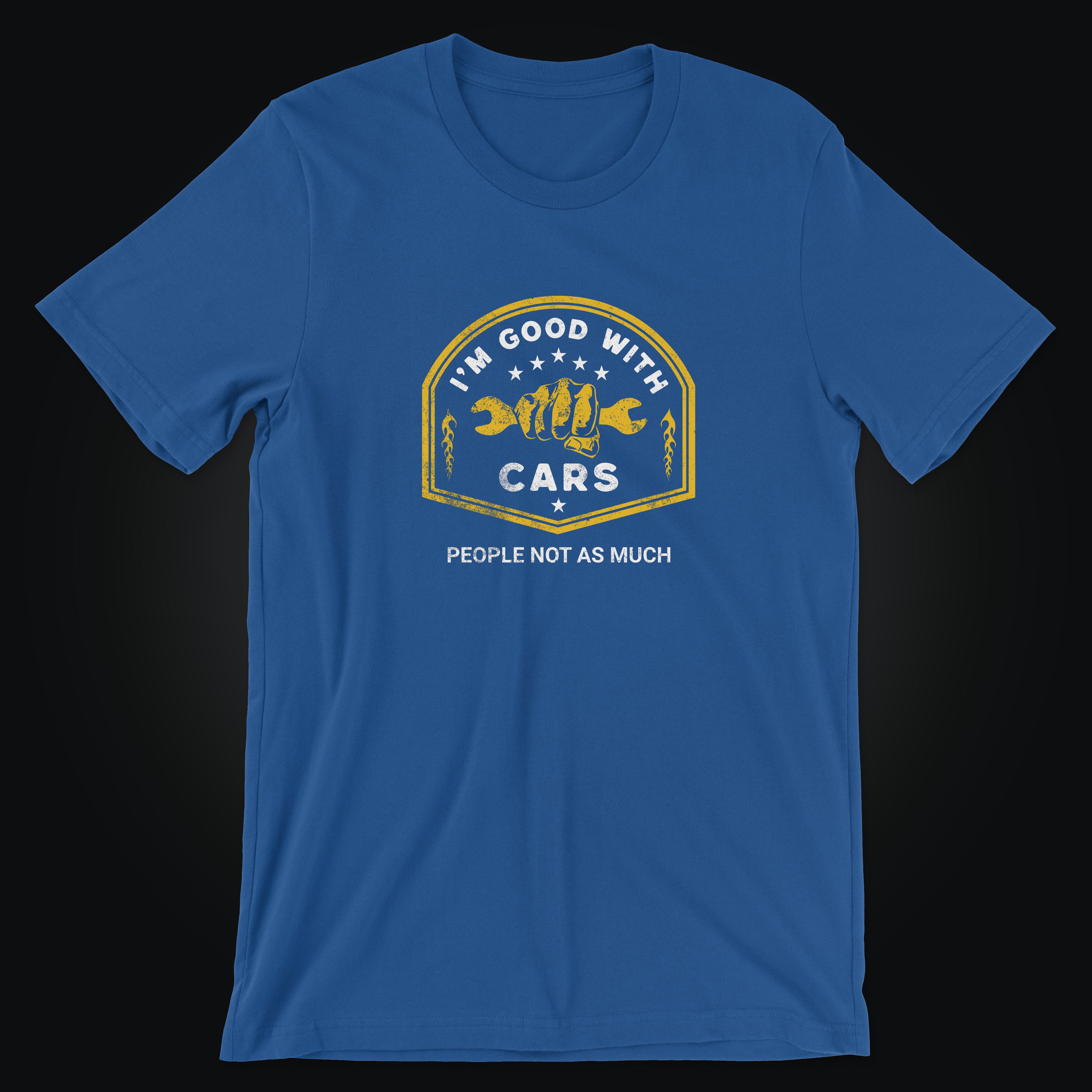 Funny Mechanic T-Shirt, Introvert Mechanic Shirt, Grumpy Car Guy Shit, Good With Cars Gift, Auto Mechanic T-Shirt For Him