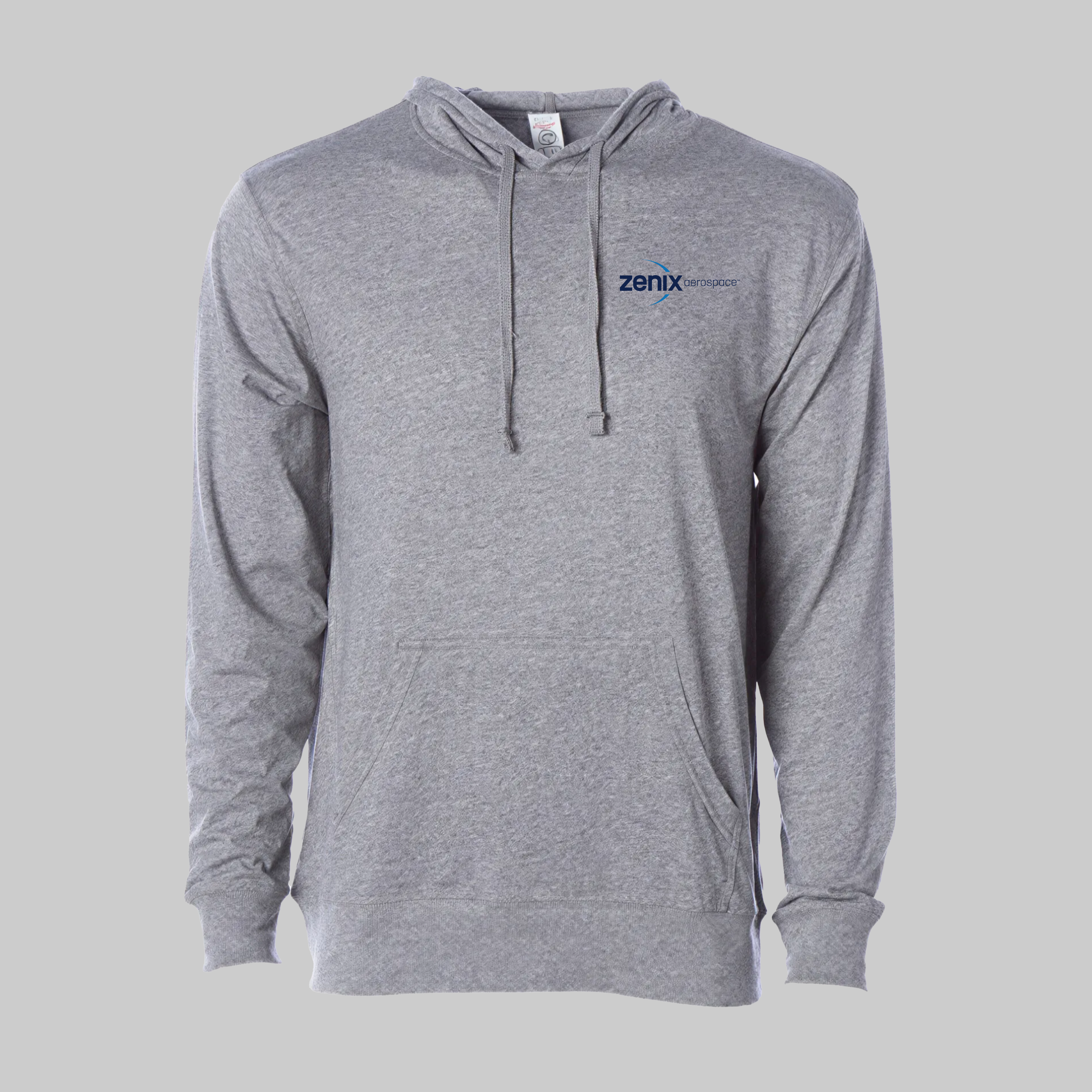 Zenix Embroidered Independent Trading Co. Lightweight Jersey Hooded Pullover