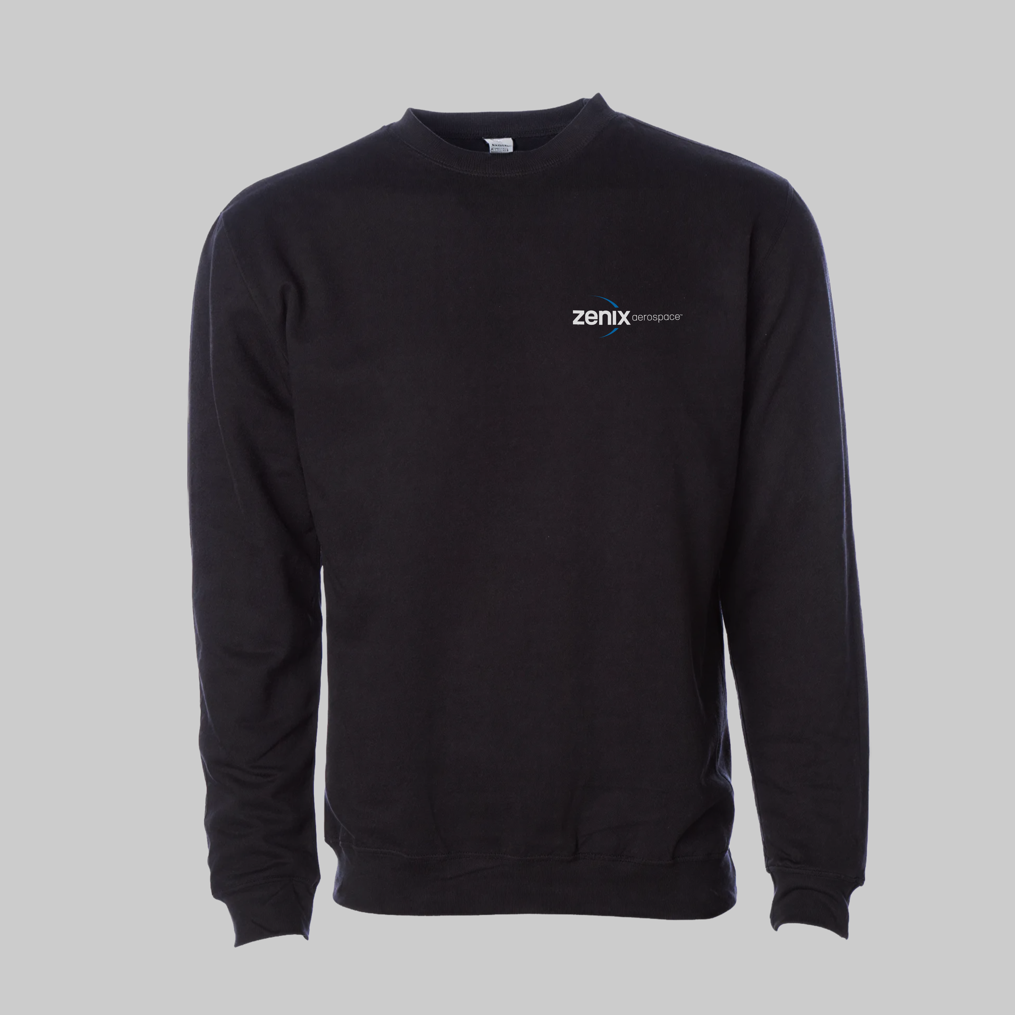 Zenix Embroidered Independent Trading Co. Midweight Crew Sweatshirt