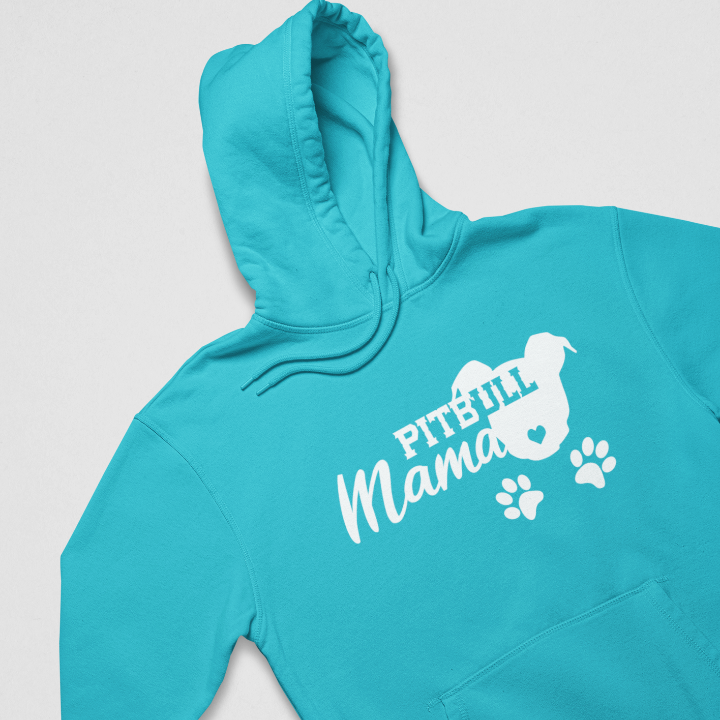 Personalized Pitbull Sweater for the Dog Mama. Adult Hooded Lightweight Sweatshirt