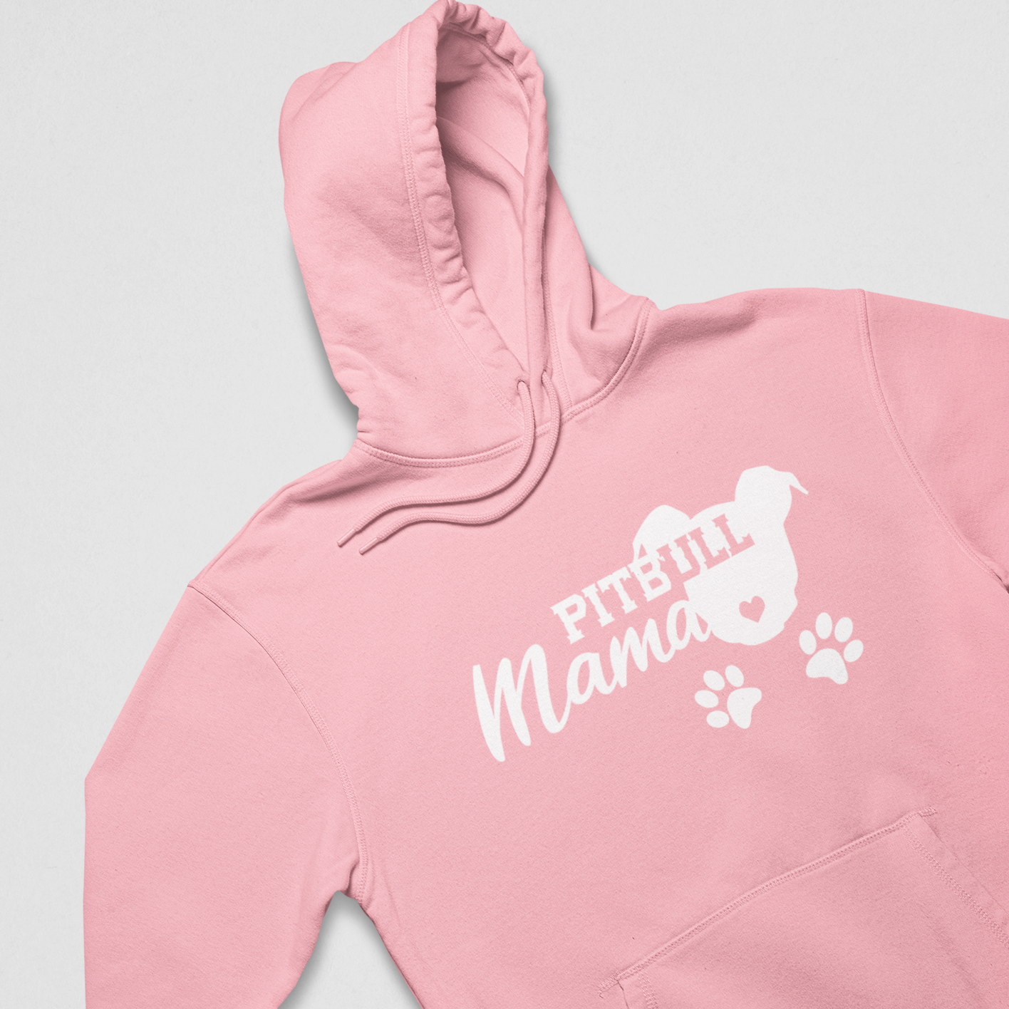 Personalized Pitbull Sweater for the Dog Mama. Adult Hooded Lightweight Sweatshirt