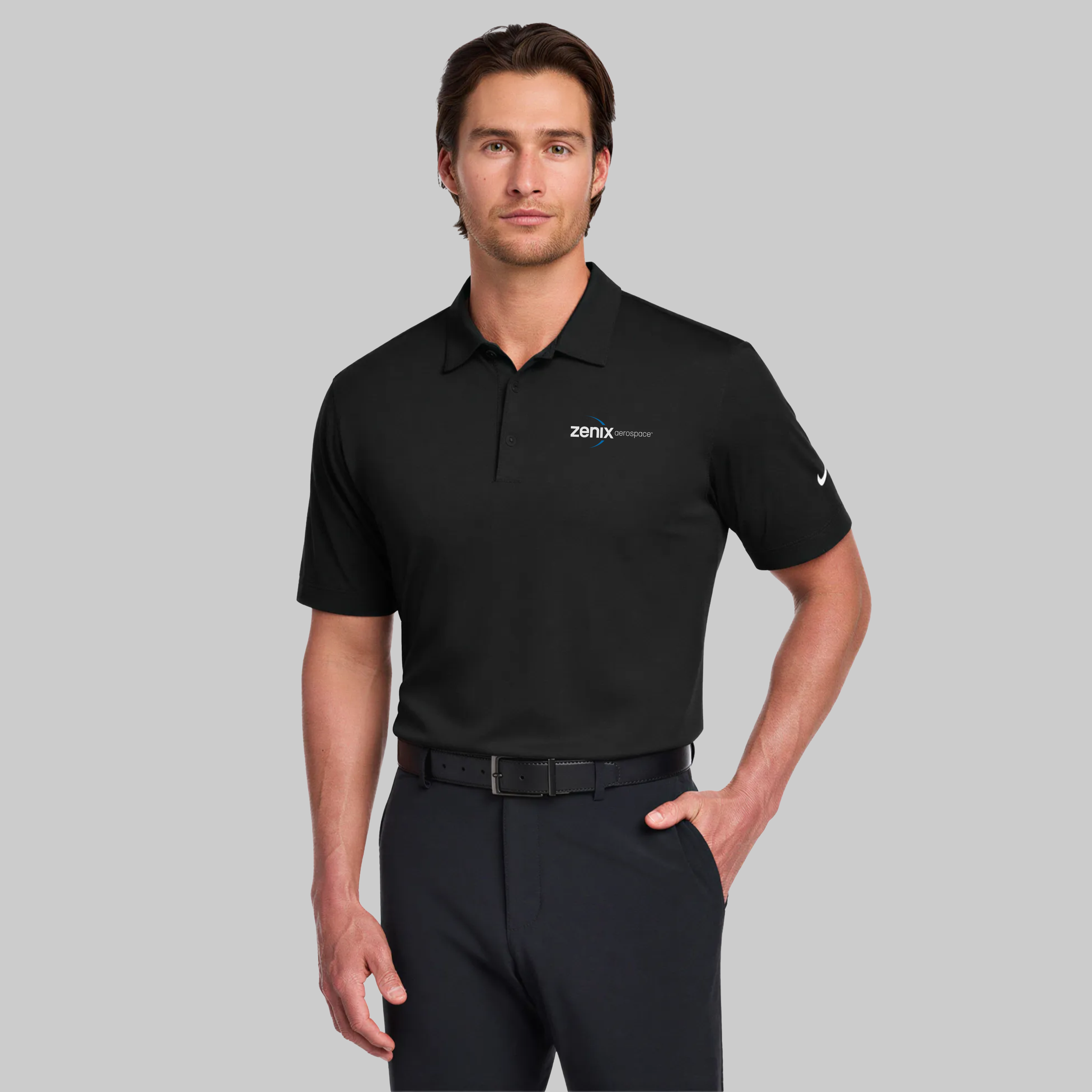 Zenix Embroidered Nike Dri-FIT Vertical Mesh Polo