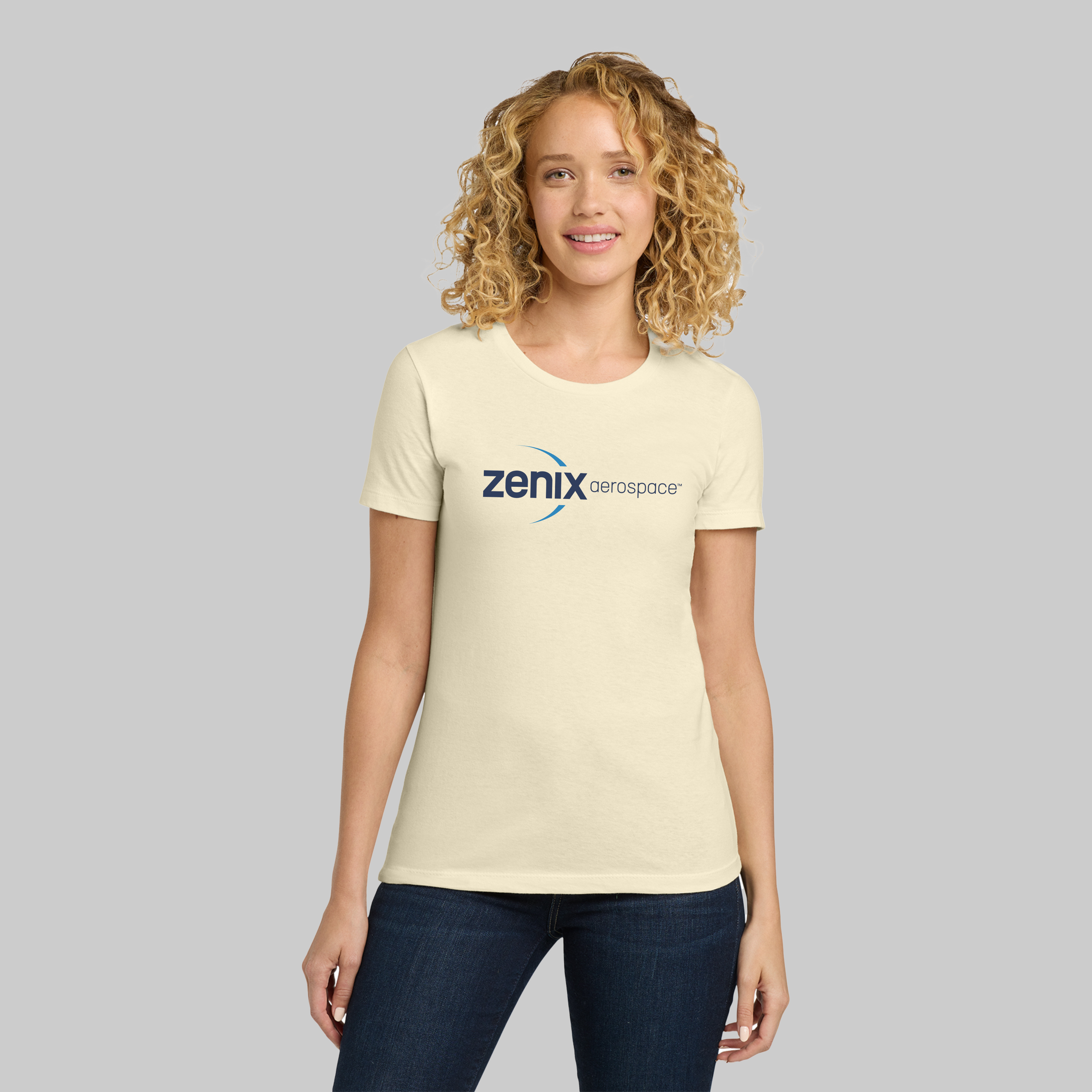 Zenix Printed Next Level Apparel® Women's Cotton T-Shirt