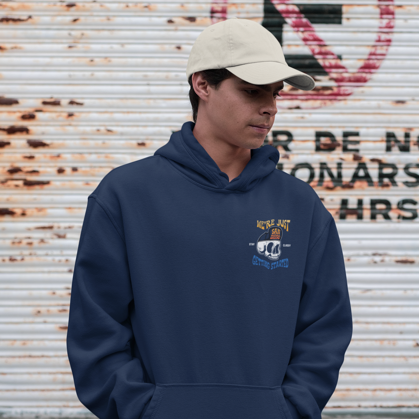 San Diego Football Unisex Hoodie: Skull Graphic, Game Day Apparel