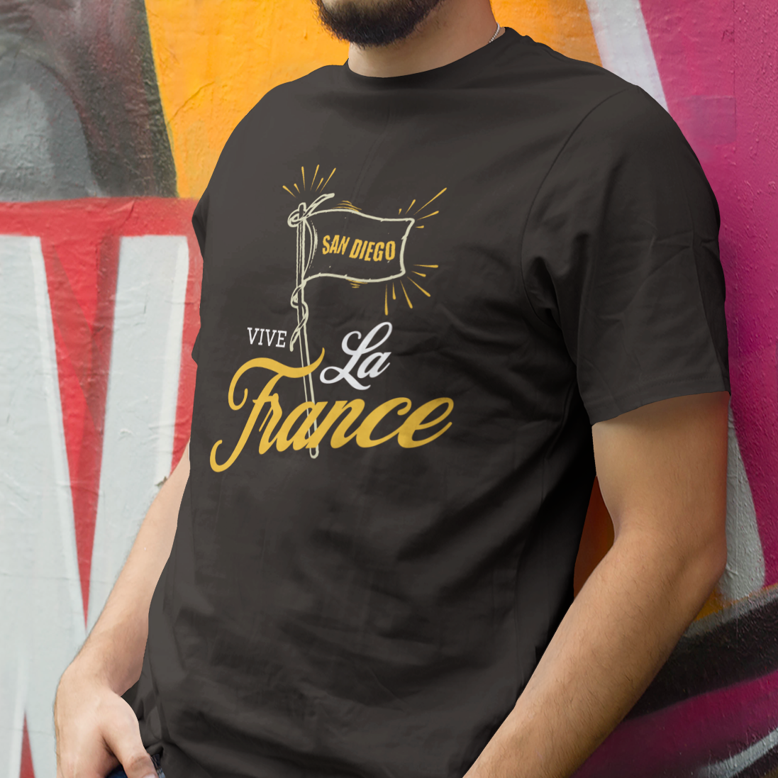 Vive La France | San Diego Baseball Fan Tee