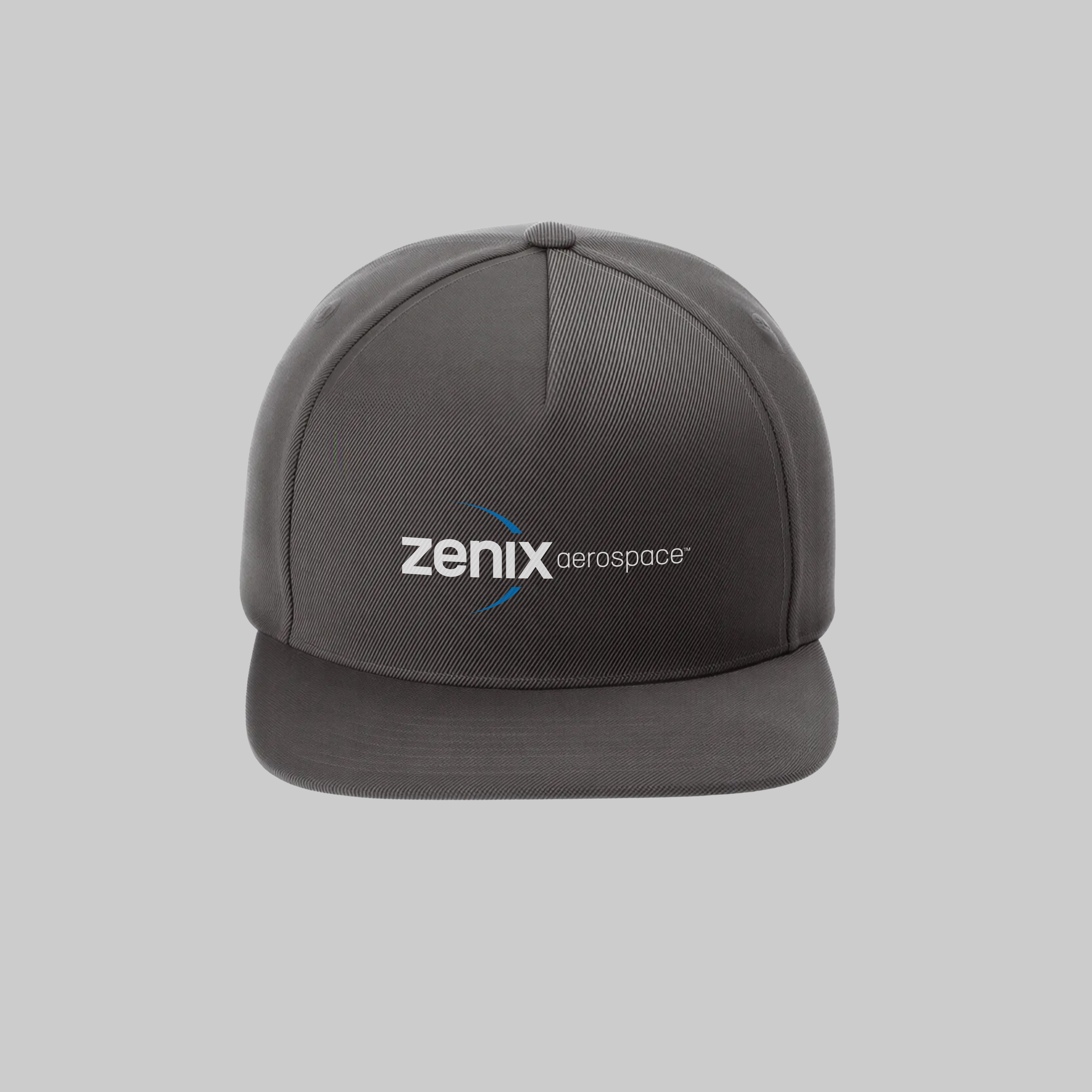 Zenix Embroidered Flat Visor Classic Snapback Cap