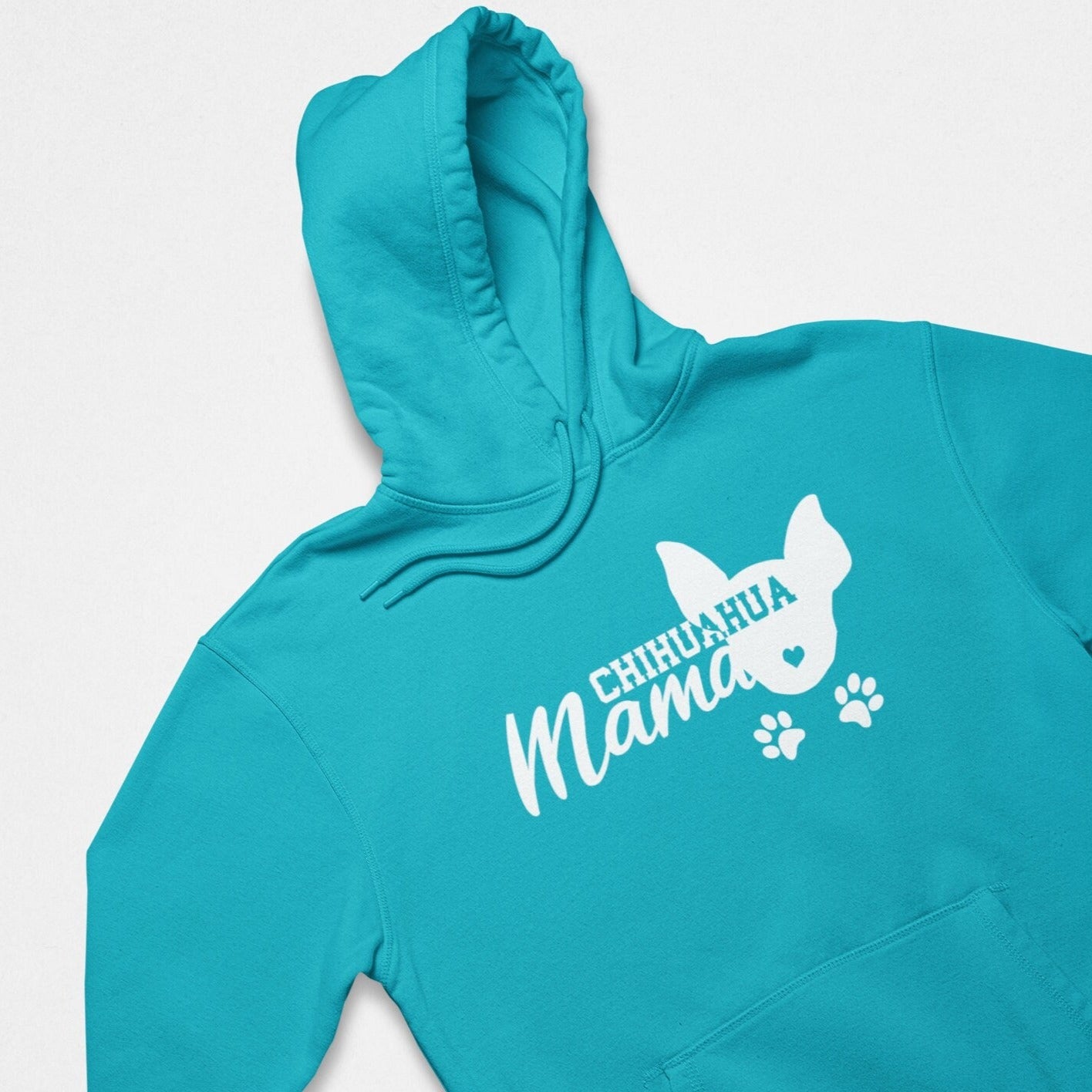 Personalized Chihuahua Sweater for the Dog Mama. Adult Hooded Lightweight Sweatshirt