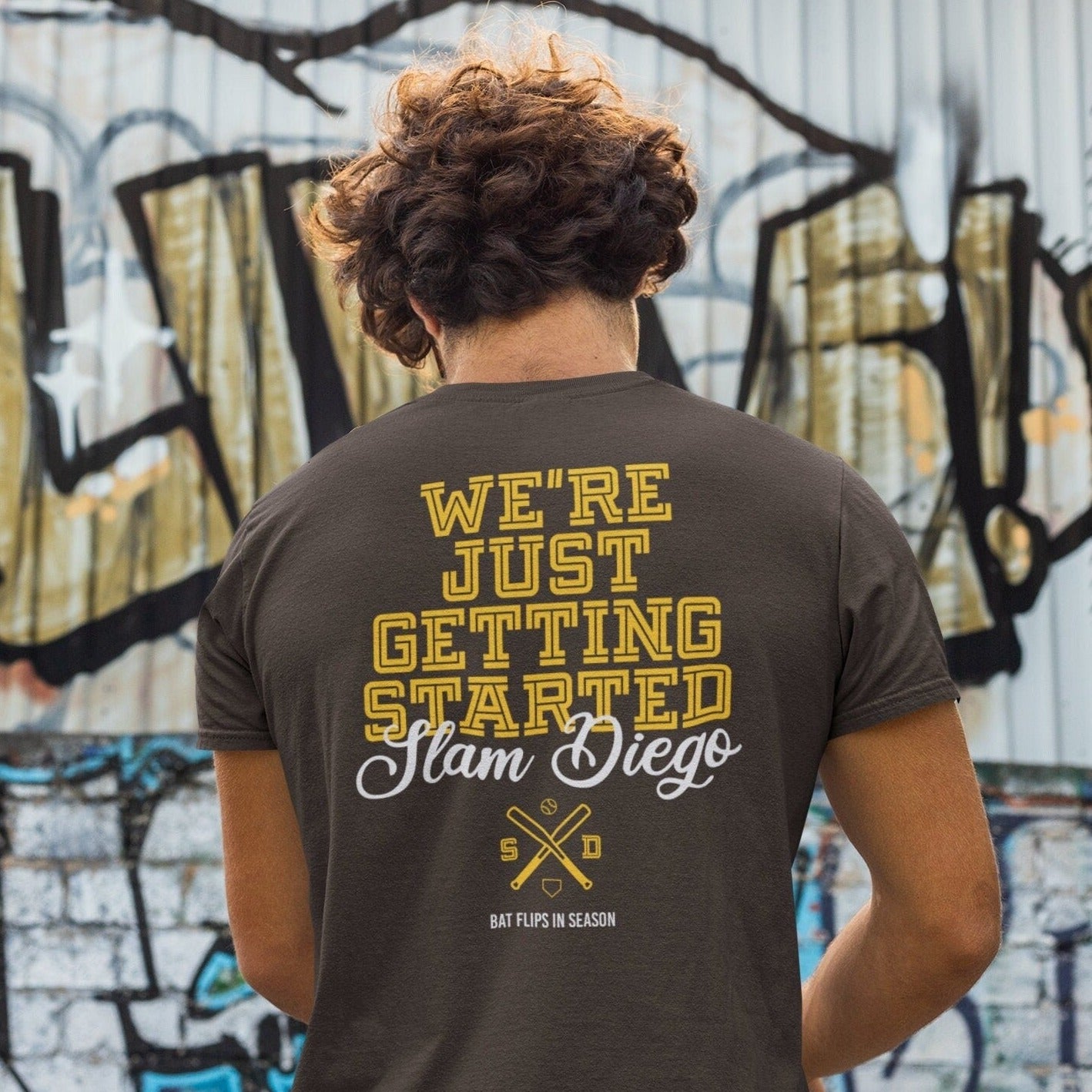 LFGSD. Slam Diego high quality adult unisex t shirt  - We're Just Getting Started