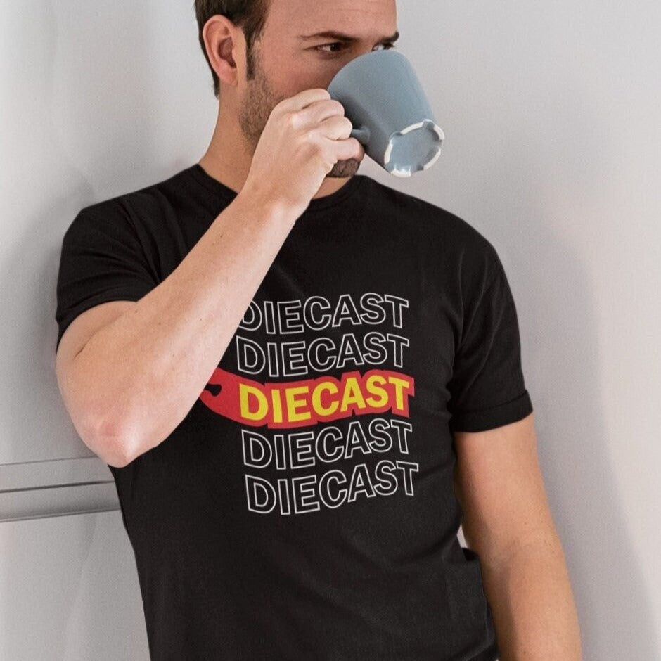 Hot gift for Diecast and Toy collector. Perfect T-Shirt for Husband, Boyfriend or any Car guy. Rubber Wheels car shirt